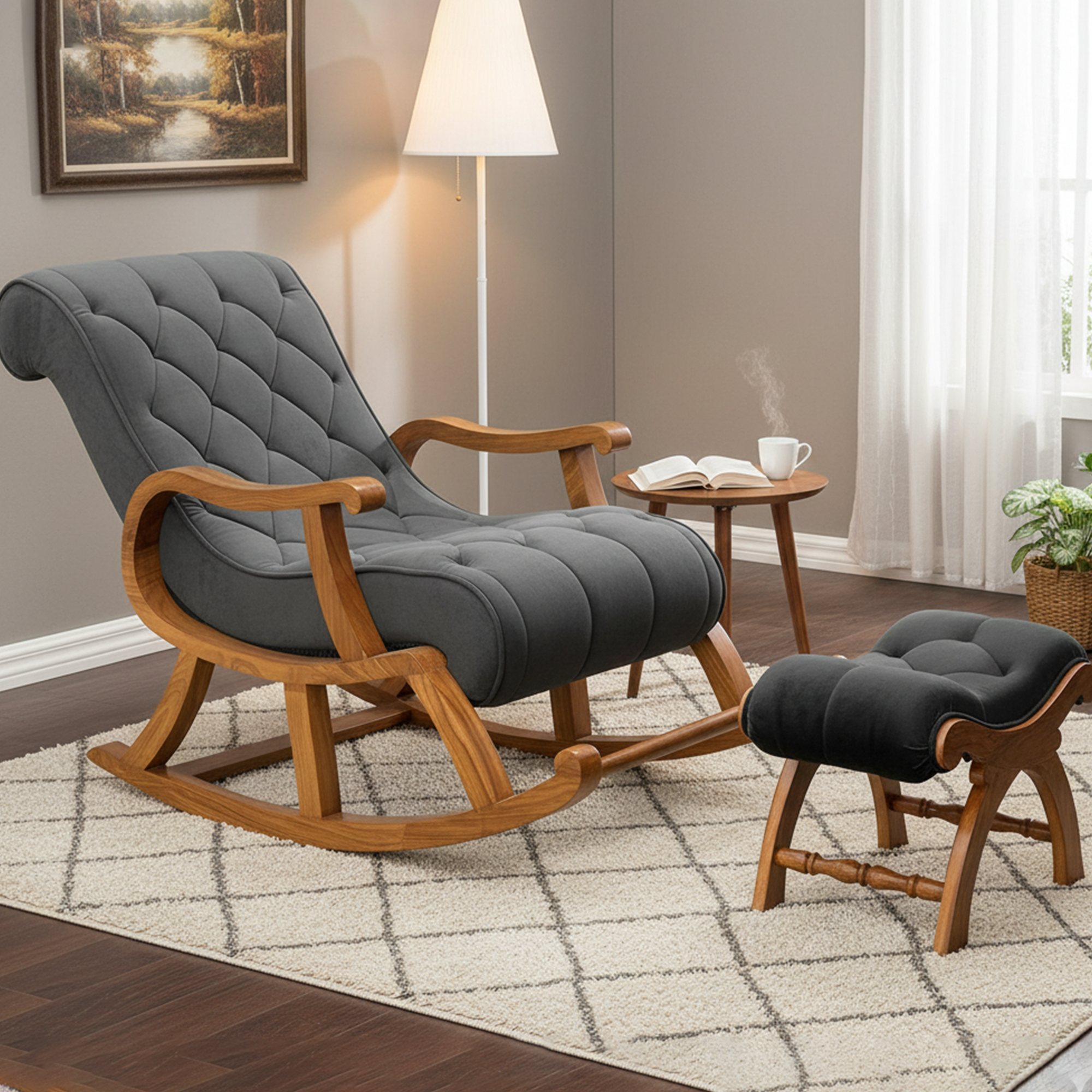 Furnish Lap Rocking-chairs-Grey-1