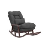 Furnish Lap - Rocking Chair in Black Color