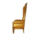 Furnish Lap High Back Banquet Party Restaurant Luxury Royal Dining Golden Throne Wedding Occasion Chairs 6