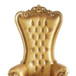 Furnish Lap High Back Banquet Party Restaurant Luxury Royal Dining Golden Throne Wedding Occasion Chairs 4