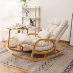 Fibre Rocking Chair - Furnish Lap Beige