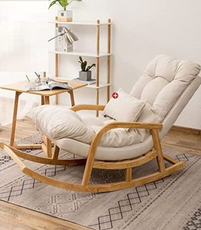 Fibre Rocking Chair - Furnish Lap Beige