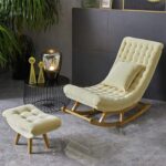 Furnish Lap Garden Rocking Chair (Beige)