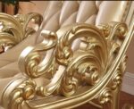 Furnish Lap Hand Carved Rocking Chair in Golden 9