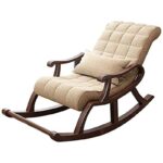 Furnish Lap Recliner Rocking Chair In Premium (Off White)