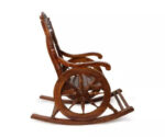 Furnish Lap Solid Sheesham Wood Grandpa Rocking Chair - Swing Chairs - Rolling Chairs