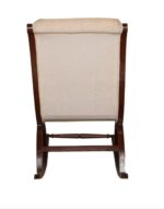 Furnish Lap Teak Wood Traditional Rocking Chair - (Cream Color)