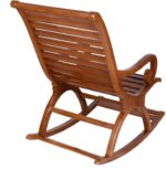 Furnish Lap Solid Sheesham Wood Rocking Chair with Premium Honey Finish | Perfect for Home Interior - Image 2