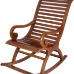Furnish Lap - Solid Sheesham Wood Rocking Chair for Home