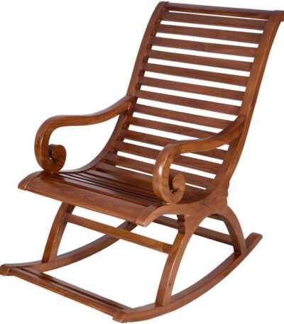 Furnish Lap - Solid Sheesham Wood Rocking Chair for Home